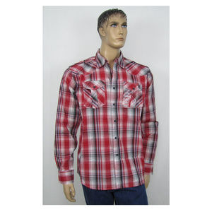 NEW Avirex Men's Shirt Plaid Long Sleeve Size L